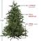 7.5ft. Pre-Lit Oregon Noble Fir Artificial Christmas Tree, Warm White LED Lights